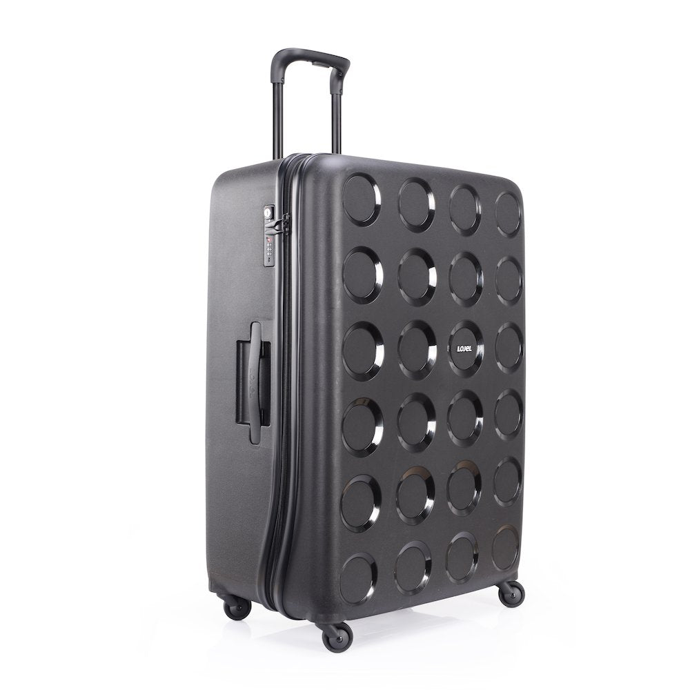 Vita Large Spinner Upright Suitcase, Matte Black