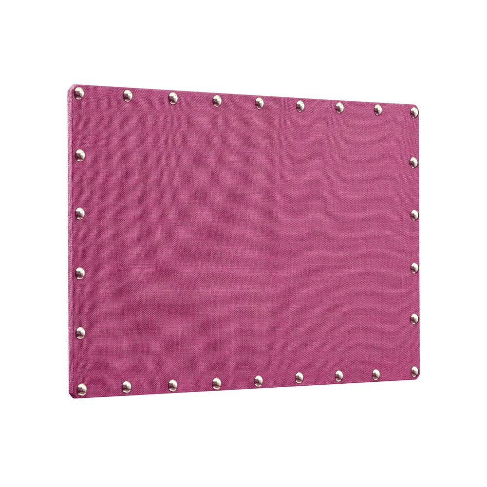 Burlap Hot Pink Bulletin Board