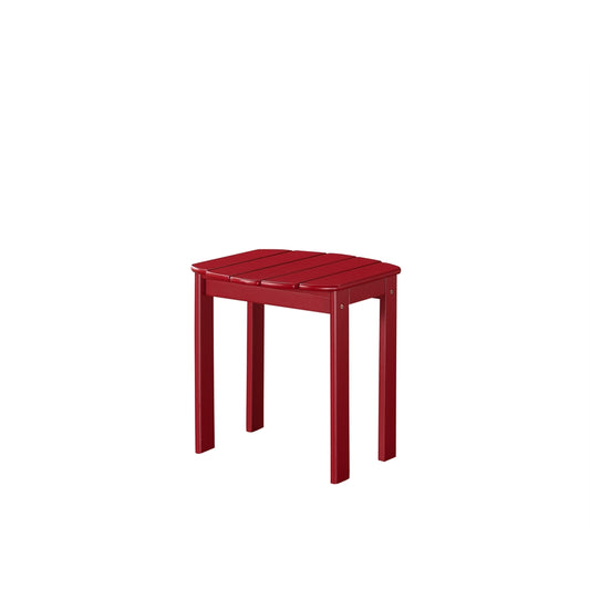 Red Adirondack End Table