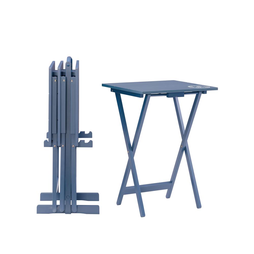 Compass Tray Table Set Navy