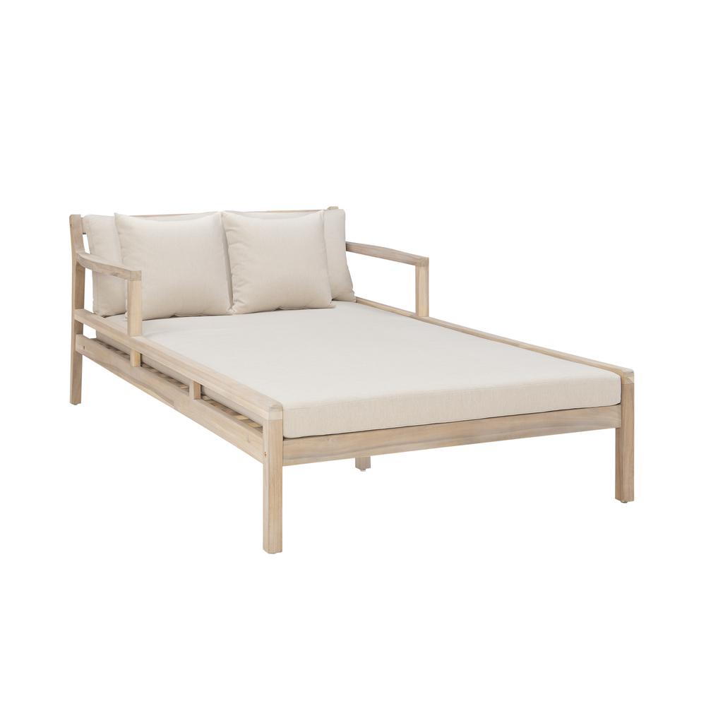 Teagon Bge Nat Double Chaise Lounger