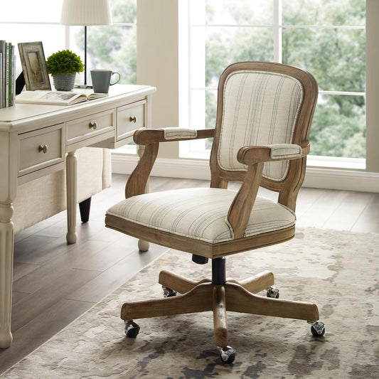 Maybell Office Chair, Neutral Stripes