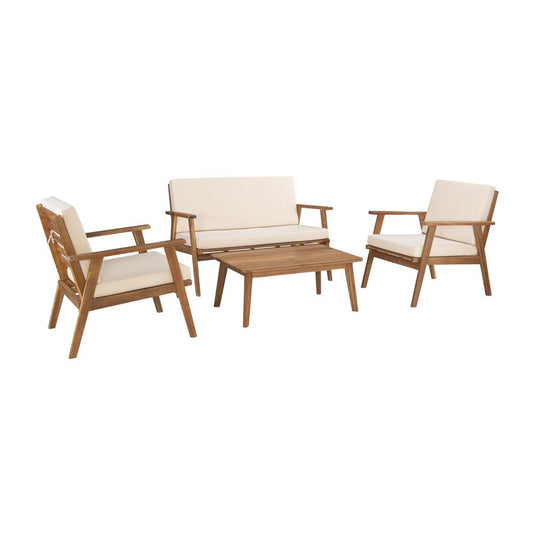 Cole Outdoor Chat Set Natural