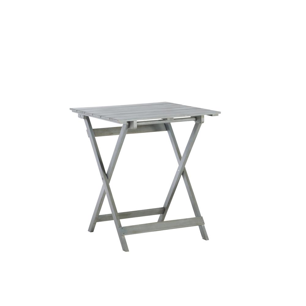 Rockport Gray Three Piece Square Table Set