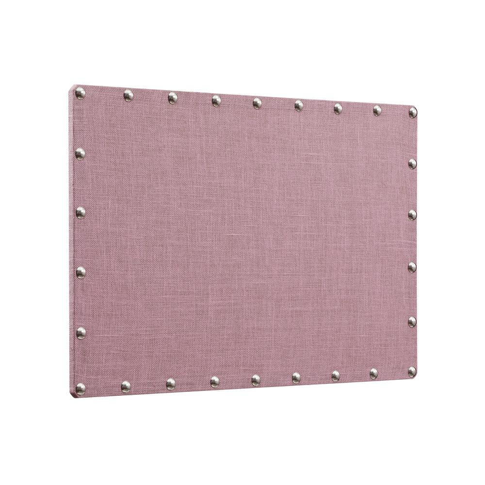 Burlap Pink Bulletin Board