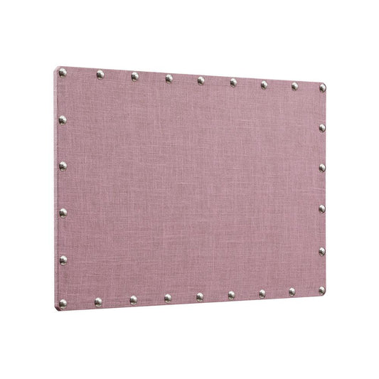 Burlap Pink Bulletin Board