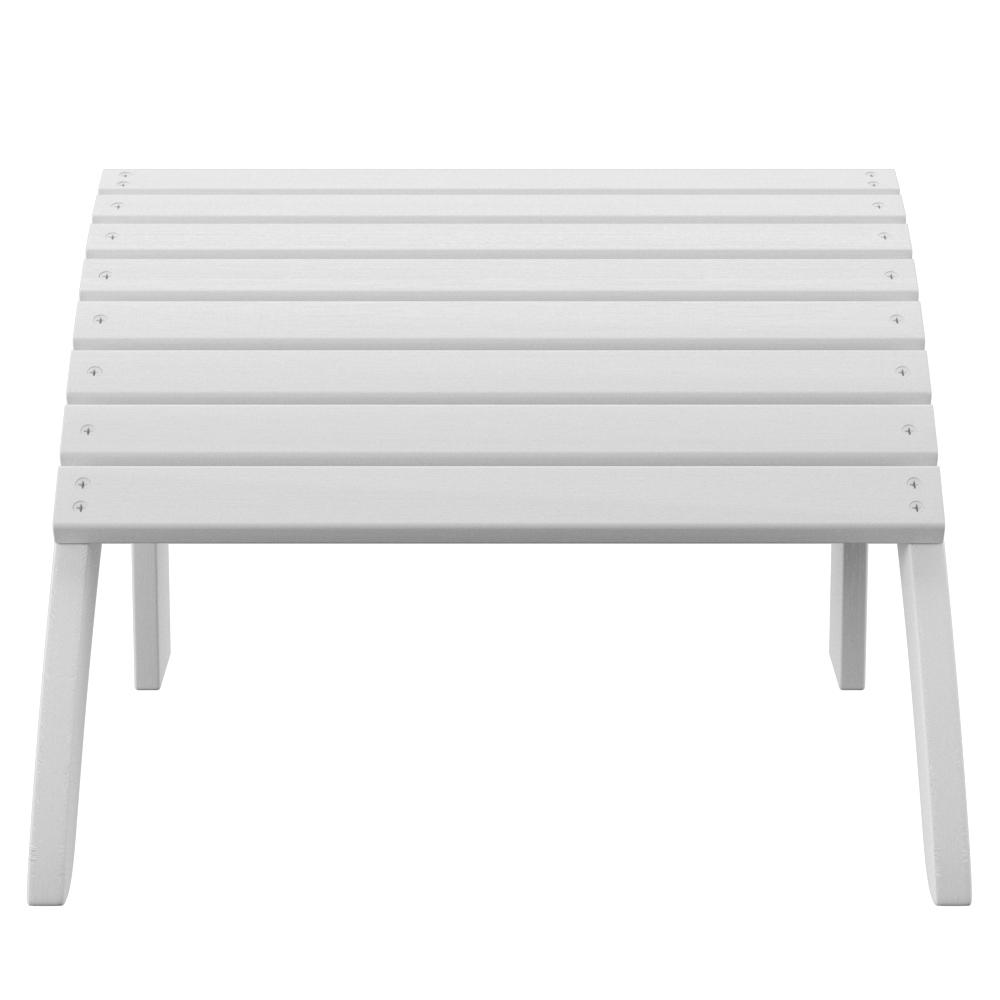 White Adirondack Ottoman