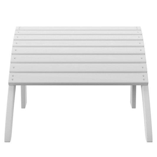 White Adirondack Ottoman