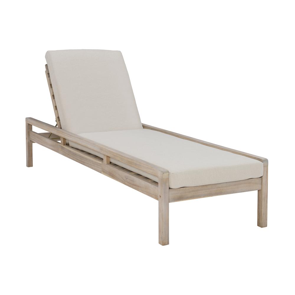 Teagon Bge Nat Single Chaise Lounger