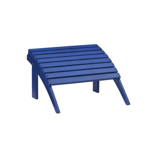 Adirondack Ottoman Blue