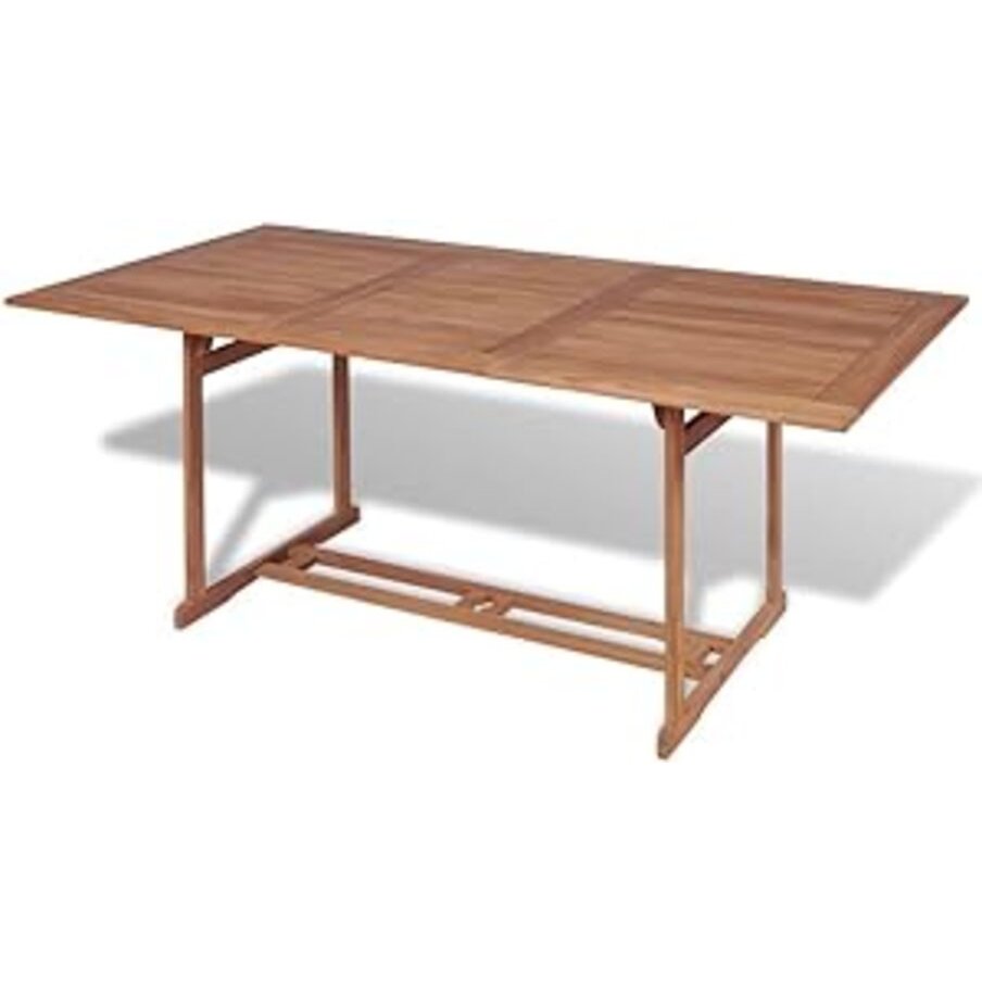 vidaXL Garden Table 70.9"x35.4"x29.5" Solid Teak Wood 3034