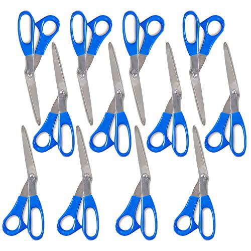 Stainless Steel Shears, 8.5" Bent, Pack of 12