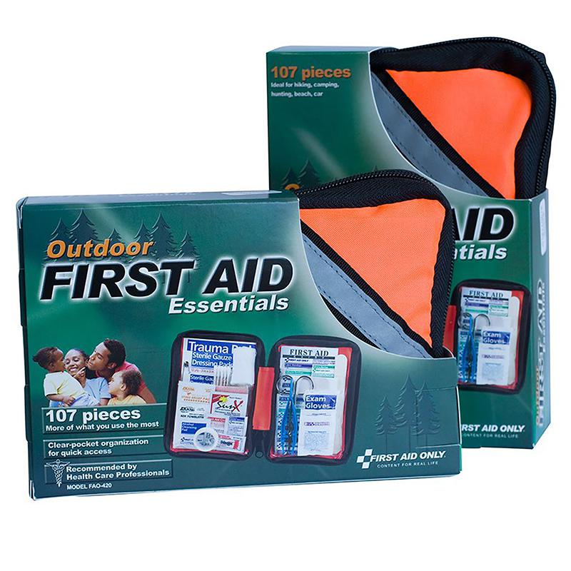 Outdoor First Aid Kit, 107 Piece, Fabric Case