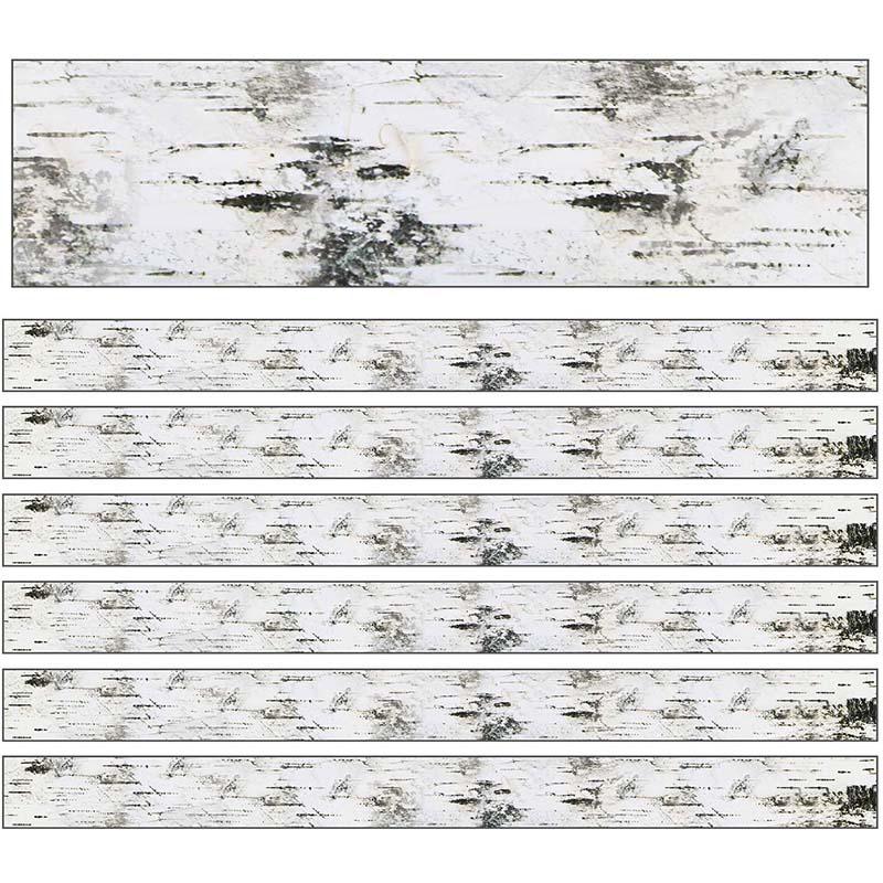 Woodland Whimsy Birch Tree Straight Border, 36 Feet Per Pack, 6 Packs