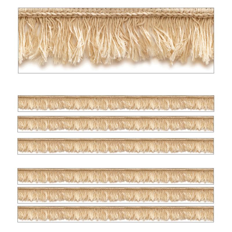 Simply Boho Fringe Straight Borders, 36 Feet Per Pack, 6 Packs