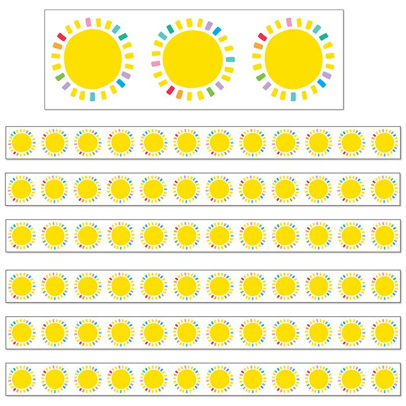 Sunshine Straight Border, 36 Feet Per Pack, 6 Packs