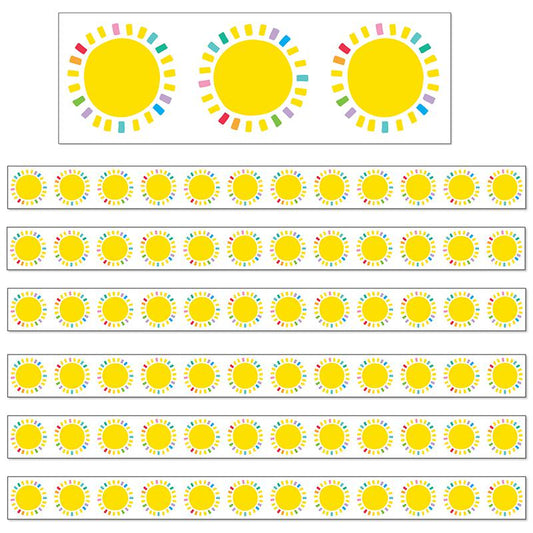 Sunshine Straight Border, 36 Feet Per Pack, 6 Packs