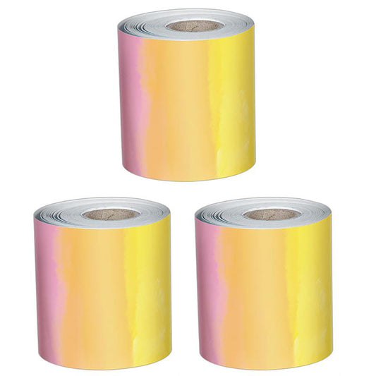 Happily Ever Elementary Rolled Straight Borders, 65 Ft Per Roll, Pack of 3