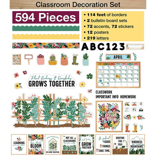 Grow Together Classroom Decor Bundle