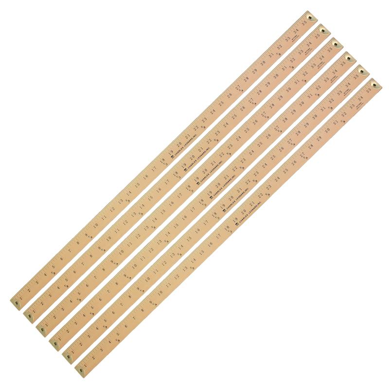 Wood Yardstick, Pack of 6