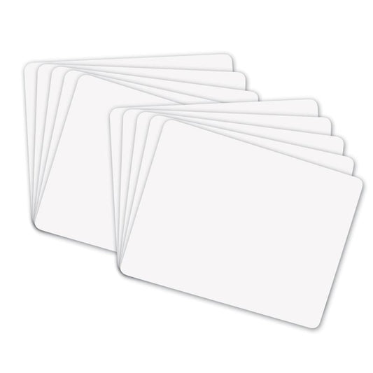 Plain Dry Erase Whiteboard 10Pk, 9 X 12