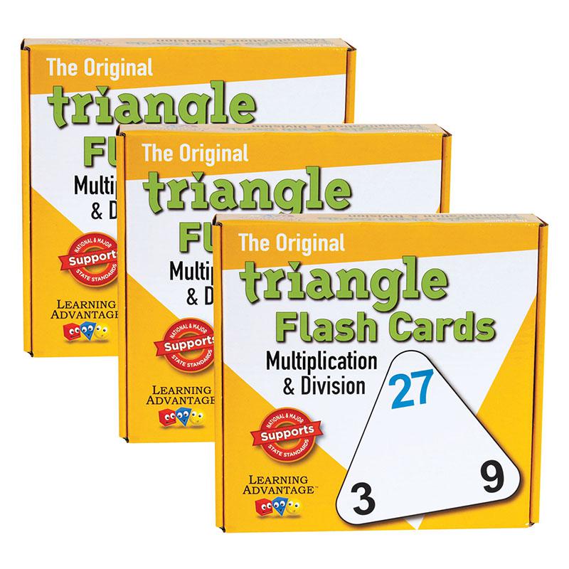 The Original Triangle Flash Cards 20 Per Set - 3 Sets