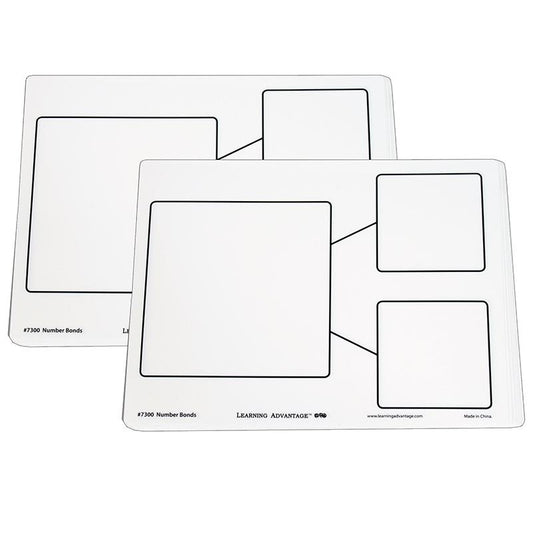 Dry Erase Boards - Number Bond - 10 Per Set - 2 Sets