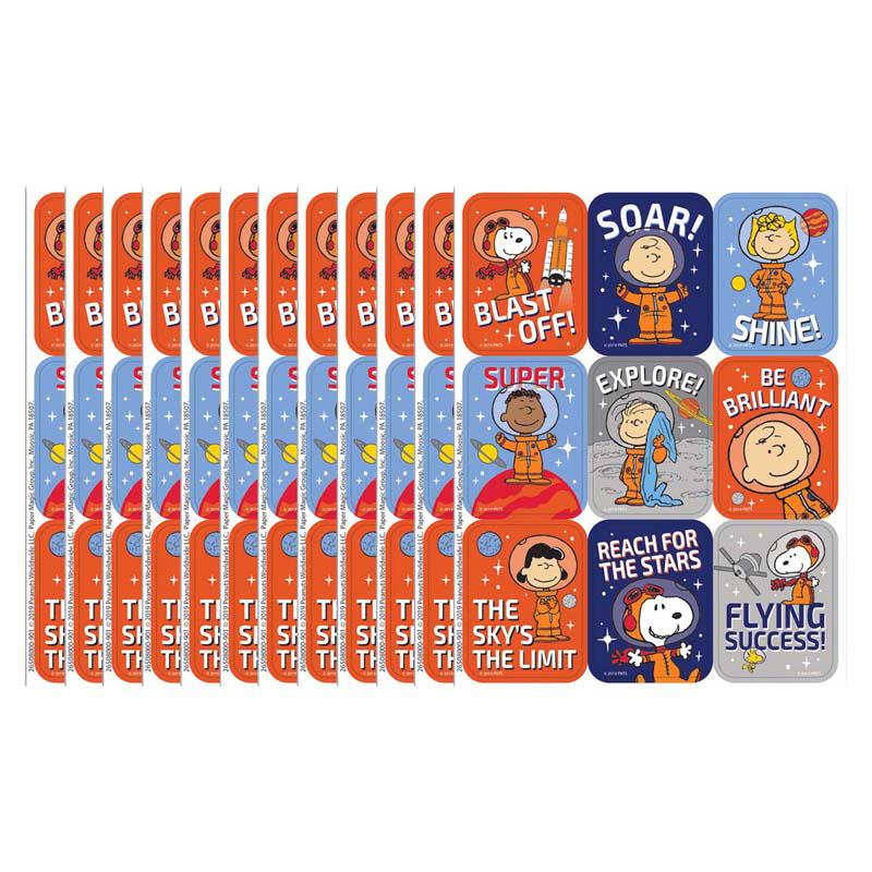 Peanuts NASA Giant Stickers, 36 Per Pack, 12 Packs