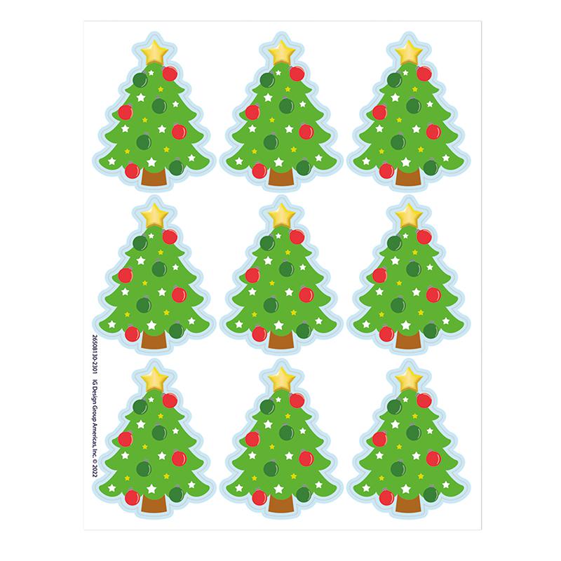 Christmas Tree Giant Stickers, 36 Per Pack, 12 Packs