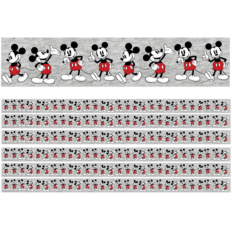 Mickey Mouse Throwback Mickey Poses Deco Trim, 37 Feet Per Pack, 6 Packs