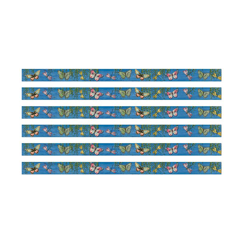 Curiosity Garden Butterfly Deco Trim, 37 Feet Per Pack, 6 Packs