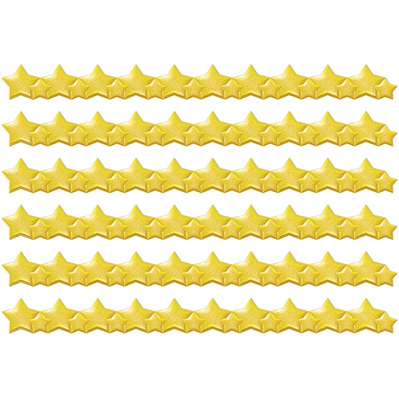 Stars Extra Wide Deco Trim, 37 Feet Per Pack, 6 Packs