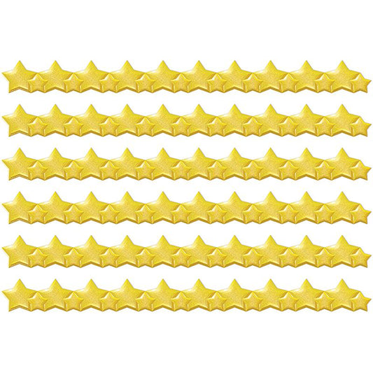 Stars Extra Wide Deco Trim, 37 Feet Per Pack, 6 Packs