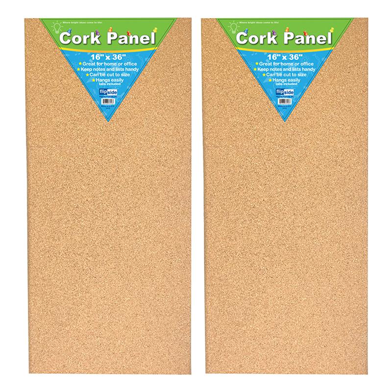 Cork Panel, 16" x 36", Pack of 2