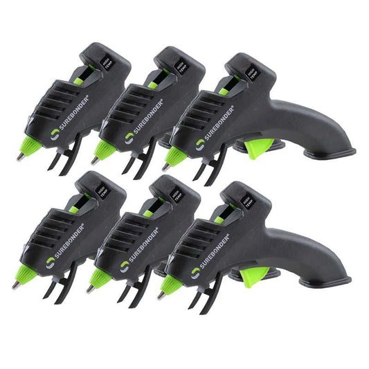 Plus Series High Temperature Mini Glue Gun, Pack of 6