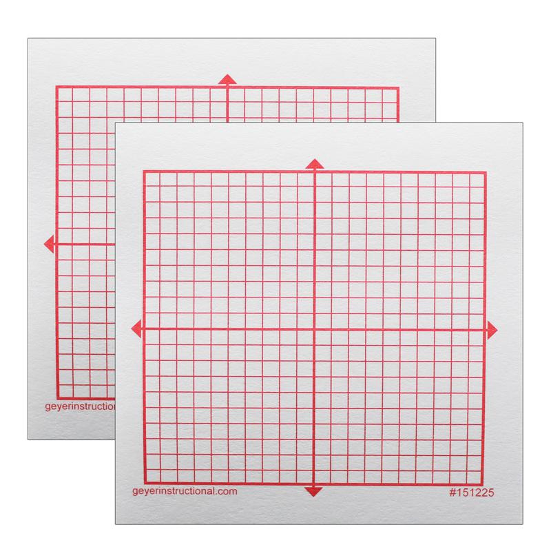 Graphing 3M Post-it Notes, 20 x 20 Square Grid, 4 Pads Per Pack, 2 Packs