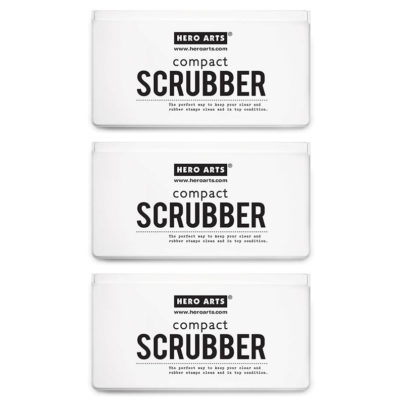 Compact Scrubber Pad, Pack of 3