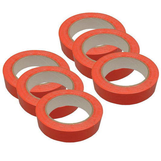 Floor Marking Tape, Orange, 6 Rolls