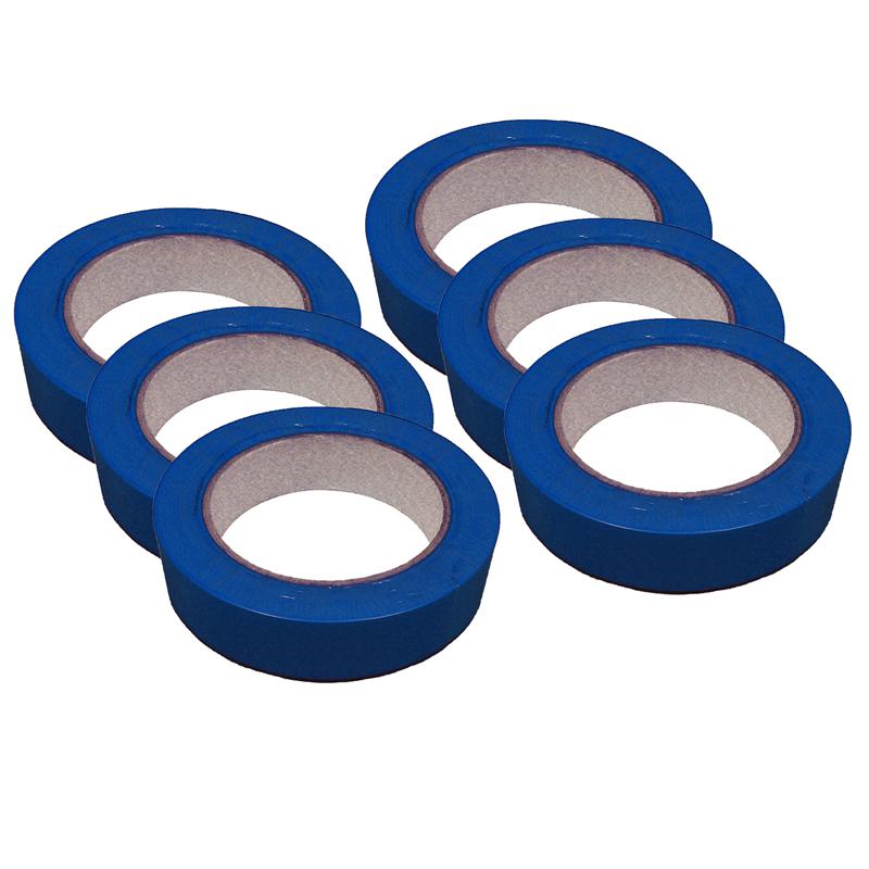 Floor Marking Tape, Royal Blue, 6 Rolls