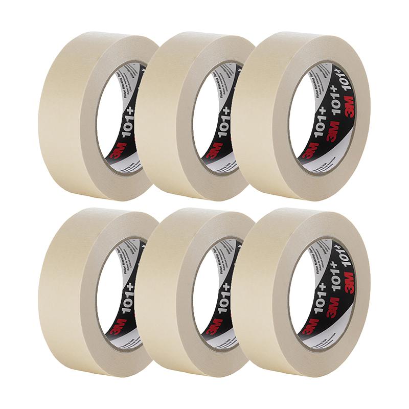 Masking Tape Roll, 1" x 60yds, Pack of 6