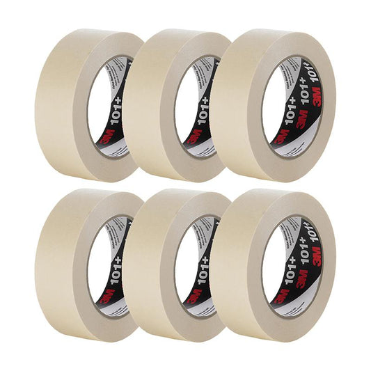 Masking Tape Roll, 1" x 60yds, Pack of 6