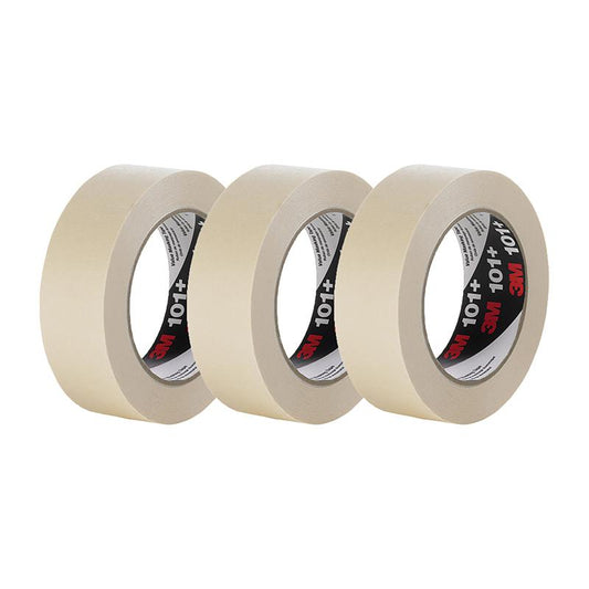 Masking Tape Roll, 1.5" x 60yds, Pack of 3