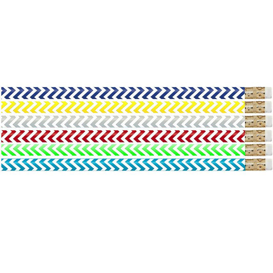 Chevron Chic Pencil, 12 Per Pack, 12 Packs