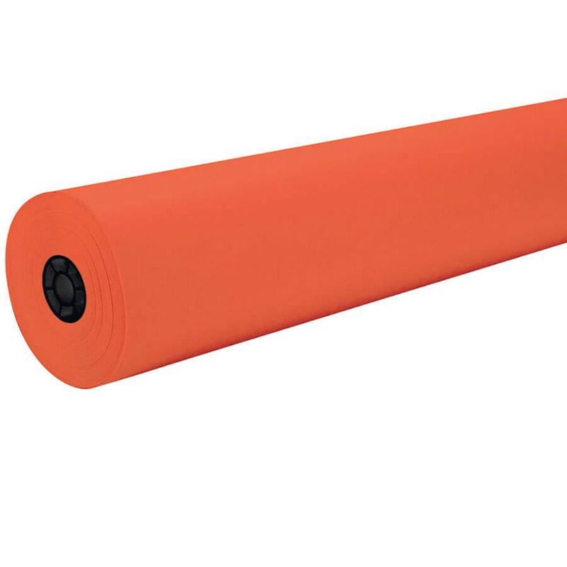 Art Paper Roll, Orange, 36" x 500', 1 Roll