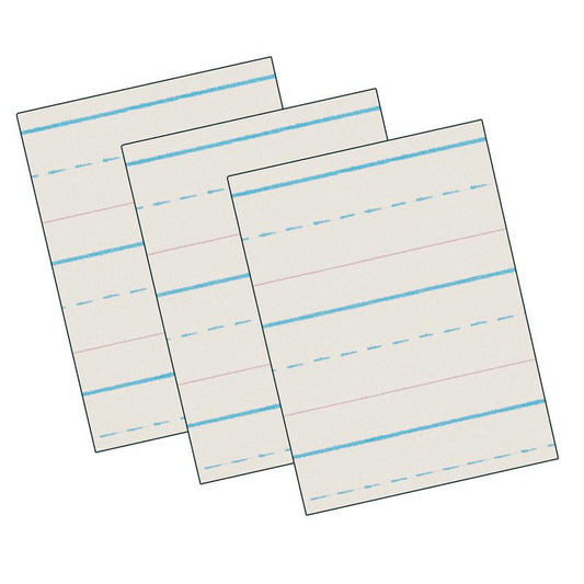 Newsprint Handwriting Paper, Skip-A-Line, Grade 1, 500 Sheets Per Pack, 3 Packs