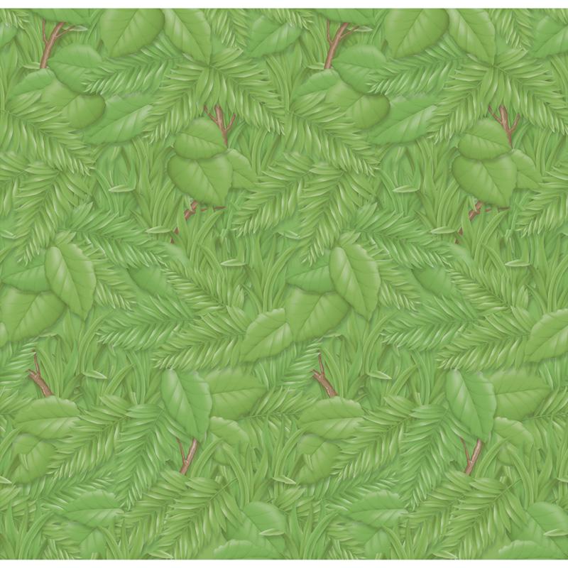 Fadeless 48X12 Tropical Foliage 4Rl, Per Carton