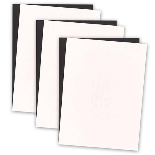 Premium Construction Paper, Black & White, 72 sheets Per Pack, 3 Packs