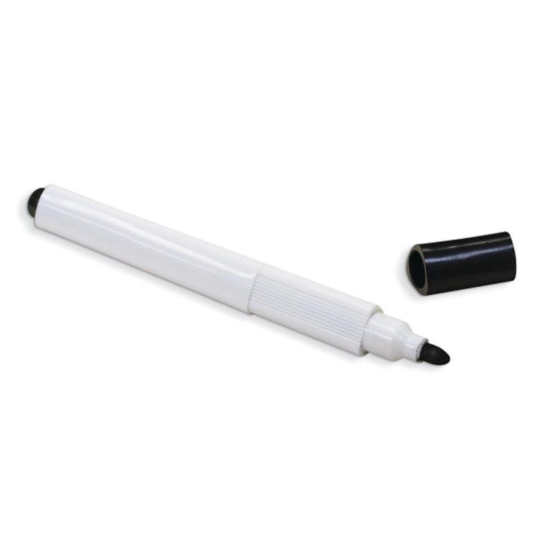 Triangular Dry Erase Markers, Black, Bullet Tip, 25 Markers