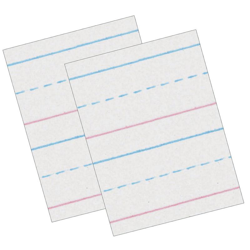 Sulphite Handwriting Paper, Dotted Midline, Grade 1, 500 Sheets Per Pack 2 Packs