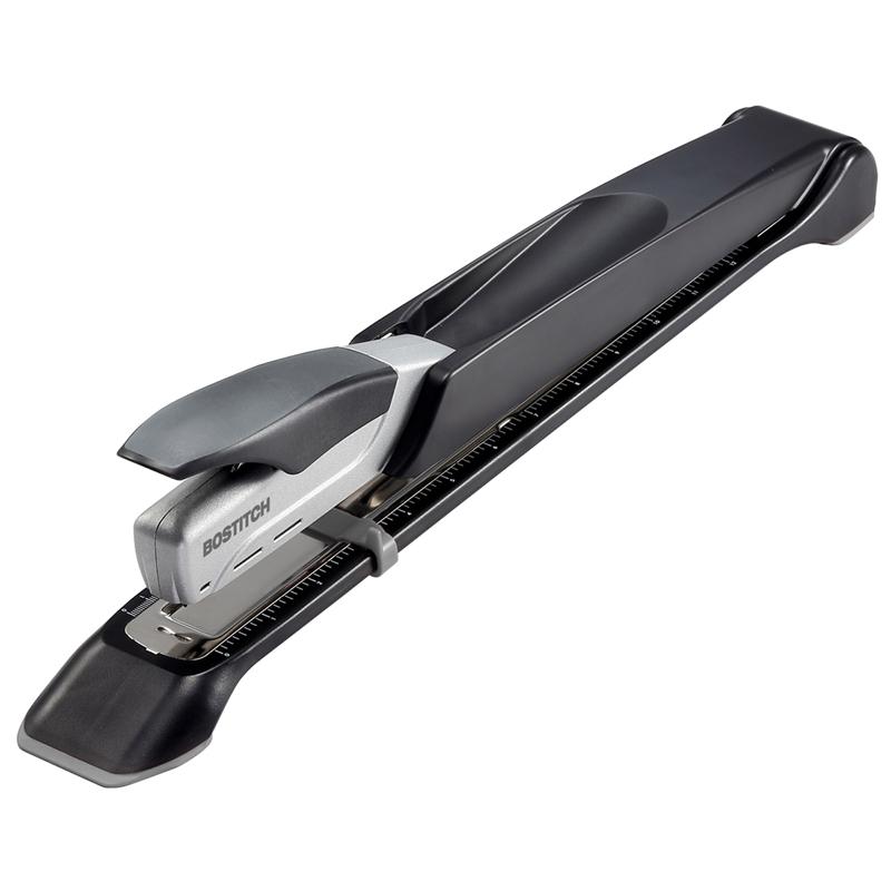 inREACH 25 12.5" Long Reach Stapler, Silver/Black